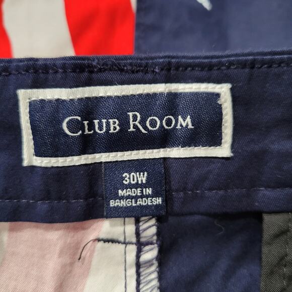 Men's Club Room Americana Classic Flag Shorts. Size 30 - Picture 4 of 4
